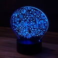 thumbnail image 5 of 3D Sophia Name Desk Light - 7 Color LED Lamp Base with USB or Battery and Touch control Rotating Fade or Solid Color mode. Makes a perfect Nightlight for Kids or Unique Gift for any age., 5 of 6