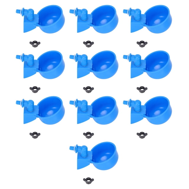 Bebederos automáticos para pollos, 10 piezas Bebedero automático para aves de corral Alimentador de agua para pollos Bebedero automático para aves de corral Tecnología avanzada