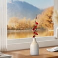 thumbnail image 5 of 54CM Single Branch White Blossom Artificial Flower Chinese Home Decor Arrangement, H, 5 of 6