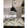 thumbnail image 2 of One Light Medium Pendant In Transitional-Modern-Scandinavian Style 12 Inches Wide By 23 Inches High-Black/Polished Nickel Finish Hinkley Lighting, 2 of 22