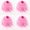 Pink, variant on Namzi 4pcs Christmas Faux Fur Ribbon Trim Fabric Roll for Christmas Tree Decor or Wreath Bows Craft 59*1.96inch(Yellow)