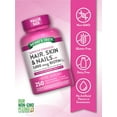 thumbnail image 3 of Hair, Skin & Nails Vitamins with Biotin | 5000mcg | 250 Softgels | Includes Collagen and Coconut Oil | by Nature's Truth, 3 of 8