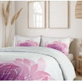 thumbnail image 6 of Ambesonne Floral Duvet Cover Sets, Fantasy World Feminine Style, 2-King, Fuchsia White, 6 of 7