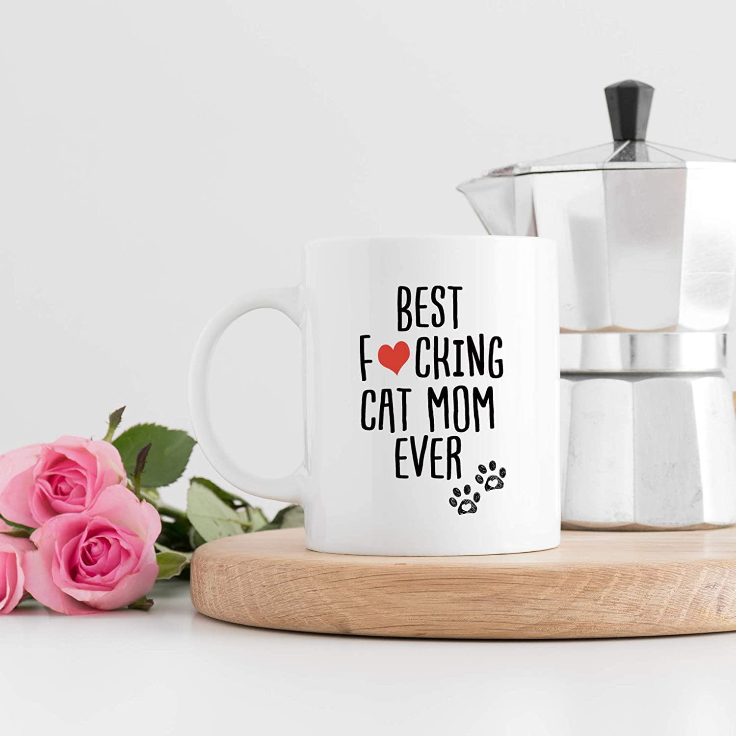 Funny Mothers Day Best F❤cking Mom Ever Gift for Mom Coffee Mug Mommy
