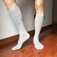 thumbnail image 7 of Classical Color Knee Length Business Dress Socks for Men Breathable Cotton Stockings for Formal and Everyday Use, 7 of 7