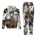 thumbnail image 2 of Gorillaz Sweatshirt & Sweatpants Tracksuit Sets Printed Casual Pullover Hoodie & Pants Set XS, 2 of 9