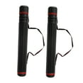 thumbnail image 4 of WEUVEB Tube Flèche Noir Durable pour Rangement Design Télescopique Réglable Sports Extérieurs 2 Pcs, 4 of 8