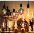 thumbnail image 3 of EONQY LED Edison Bulb, 4W E27 Screw Edison Led Bulb Globe Style Spiral LED Filament Bulb Decorative Light Bulbs for Bedroom Wedding, 3 of 7
