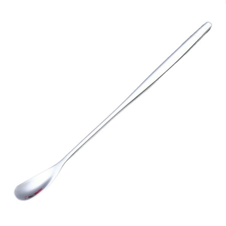 

Naturegr Long Handle Stainless Steel Coffee Dessert Spoon Square Head Long Handle Teaspoon Tableware