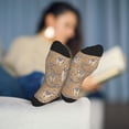 thumbnail image 5 of Vsdgher Cactus Alpaca Unisex Crew Socks Lightweight Breathable Ventilation Ankle Socks, Mid-calf socks for Daily, 5 of 7