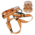 thumbnail image 4 of M Buder Cinturón de Seguridad para Escalada Naranja Arnés de Medio Cuerpo para Montañismo 50-124 cm / 19.7-48.8 inches, 4 of 9