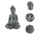 thumbnail image 5 of oshhni Garden Solar Buddha Sculpture with Lamp Resin Figurine Waterproof Versatile Entrance Ornament for Lawn Courtyard Decorative Size L, 5 of 9