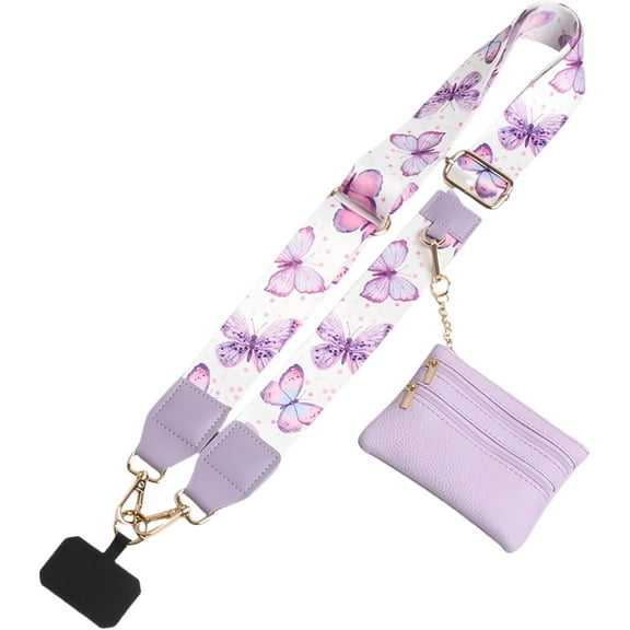 Phone Lanyard Crossbody with Wallet Clip and Go Strap for Cell Phone Accessory