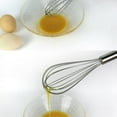 thumbnail image 6 of Apehuyuan 3 Pack Whisk Egg Stainless Steel Set 8"10"12" for Cooking Kitchen Strong Handles Balloon Wire Egg Beater for Stirring, Blending and Beating(Oval), 6 of 7