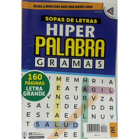 Hiper Palabramas Ediycon Revista Pasatiempos y juegos Número 247