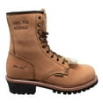 thumbnail image 3 of AdTec Men's 1740WP 9" Waterproof Steel Toe Logger Work Boots, 3 of 5