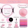 thumbnail image 2 of Kit de Pilates Hoedia de 17 piezas con aro, pelota, bandas y set de yoga, 2 of 9