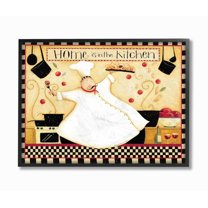 Stupell IndustriesStupell Industries Home Is In The Kitchen Wall ArtFramed Wall Art by Dan Dipaolo