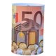 thumbnail image 1 of Alcancía redonda de metal con estampado europeo de Coin Bank Home, 12 x 16 cm, 1 of 1