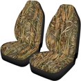 thumbnail image 5 of Pzuqiu Car Seat Covers Lightweight Polyester, Compatible with Car Seats Automotive Seat, for most Cars Truck, Grass Camouflage Pattern, 5 of 10