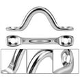 thumbnail image 6 of 15Pcs Stainless Steel Plate Eye Plates Ceiling Hook Kayak Pad for Canoe, Canoe Rigging, 6 of 8