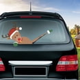 thumbnail image 4 of Sidaley Pegatinas de coche Calcomanías para parabrisas trasero de coche Temática de Navidad Limpiaparabrisas que agita pegatinas Decoración de ventana Automoción decorativa y accesorios No.03 Sidaley VI2047-03B, 4 of 5