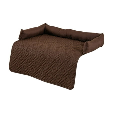 Btomtd 30"x30" Orthopedic Pet Beds with Crate Foam Mattress, Nonskid Bottom Pet Mat for Security, Supportive Soft and Cozy Dog Bed and Cat Bed Mat, Coffee