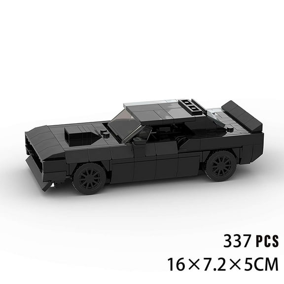 337PCS Plymouth Barracuda MOC(compatible with mainstream brands)Speed Champions Racing Car Sports Model Garage Sets Building Blocks Famous Racers City Vehicle Technique DIY Bricks Toys (D010194)
