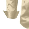 thumbnail image 6 of COSFO Casual Button Down Shirt Men Solid Satin Long Sleeve Tops Loose Collared Shirts, 6 of 9