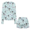 thumbnail image 5 of Kuromi And My Melody Women Pajamas Set Loungewear Sleepwear 2 Piece PJ Sets, 5 of 7
