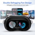 thumbnail image 4 of Facial Interface Cooling Fan for Meta Quest 3S Accessories, Soft PU Leather & Ice Silk Cotton Face Pad Compatible with Oculus Quest 3S, Adjustable Fan to Relieve Lens Fogging (3 Speeds), 4 of 7