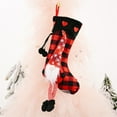 thumbnail image 4 of 3D Santa Gnome Christmas Stockings Personalized Plush Stocking Xmas Hanging Socks for Home Fireplace Tree Decor, 4 of 4