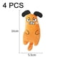 thumbnail image 2 of 4 juguetes de hierba gatera para interiores, ratón y gato, juguete de peluche para masticar molares., 2 of 5