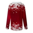 thumbnail image 5 of Patlollav Christmas Tops for Ladies,Womens Plush Tops Long Sleeve Slim Fitting Bottom T-Shirt Gift, 5 of 6