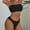 Black, variant on Babysbule Women's Two Piece Bikini Sets Solid Swimsuit Set Womens Nylon Filled Bra Strapless Swimwear Beachwear