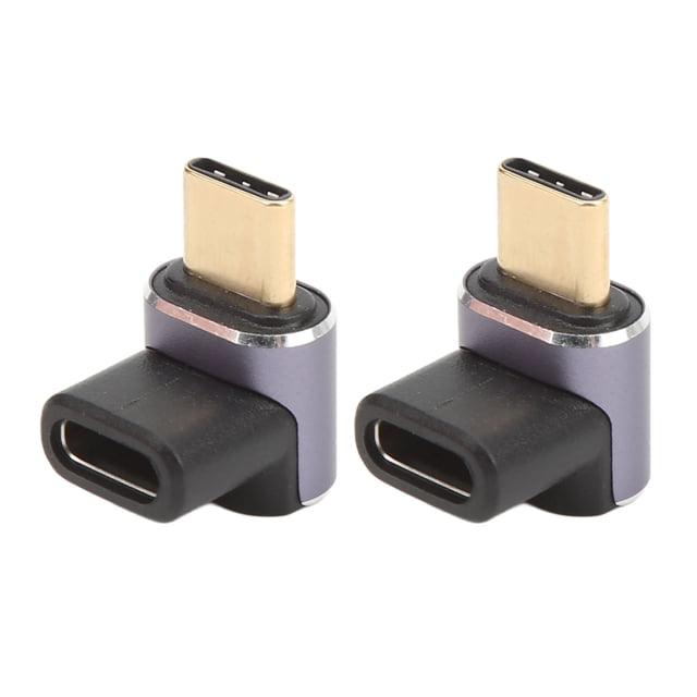 Adaptador USB C ANGGREK 90 grados 40 Gbps 100 W