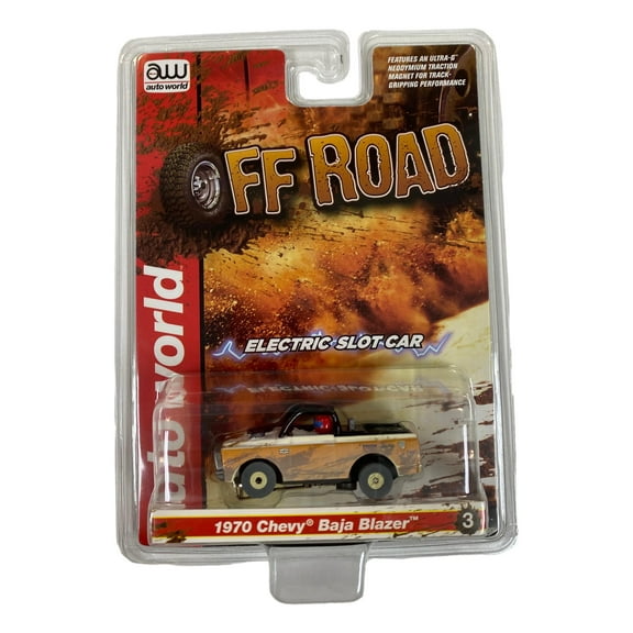 Aw Off Road Sc375 R1 Slot Car 1970 Chevy Baja Blazer Peach