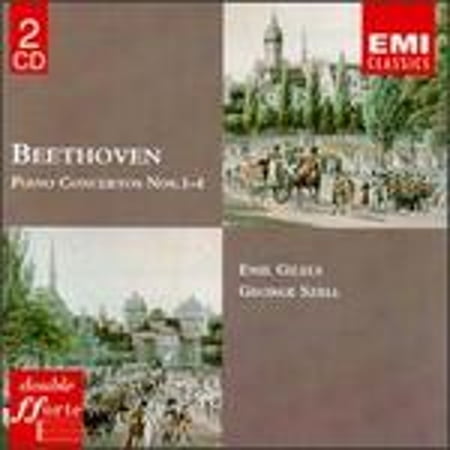 Beethoven: Piano Concertos Nos. 1-4 (CD) by Emil Gilels (piano)  Cleveland Orchestra  George Szell (conductor)
