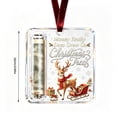 thumbnail image 3 of Christmas Cash Gift Ornament, Acrylic Christmas Money Holder for Cash, for Tree Hanging Holiday Present Giving, 3 of 7