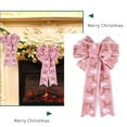 thumbnail image 4 of Lazo de lino para decoración del hogar, lazo de cinta de Nochevieja, adornos de árbol de Navidad, fiesta navideña, 4 of 4