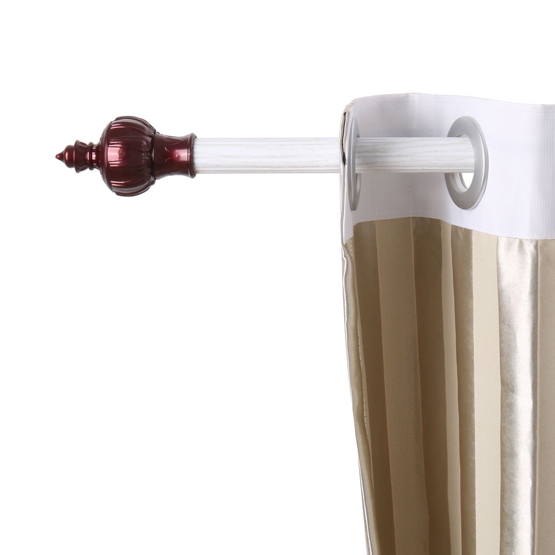 Plastic Curtain Window Dry Rod Ends Cap Finials Burdy 28mm Plastic Curtain Window Dry Rod Ends Cap Finials Burdy 28mm Inner Dia 2pcs