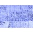 thumbnail image 1 of Ahgly Company Indoor Rectangle Patchwork Blue Transitional Area Rugs, 5' x 7', 1 of 4