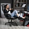 thumbnail image 6 of Bossin Gaming Chairs with Footrest, Massage Leather Game Chair for Adults, Big and Tall Gamer Chair with Headrest and Lumbar Support, 6 of 8