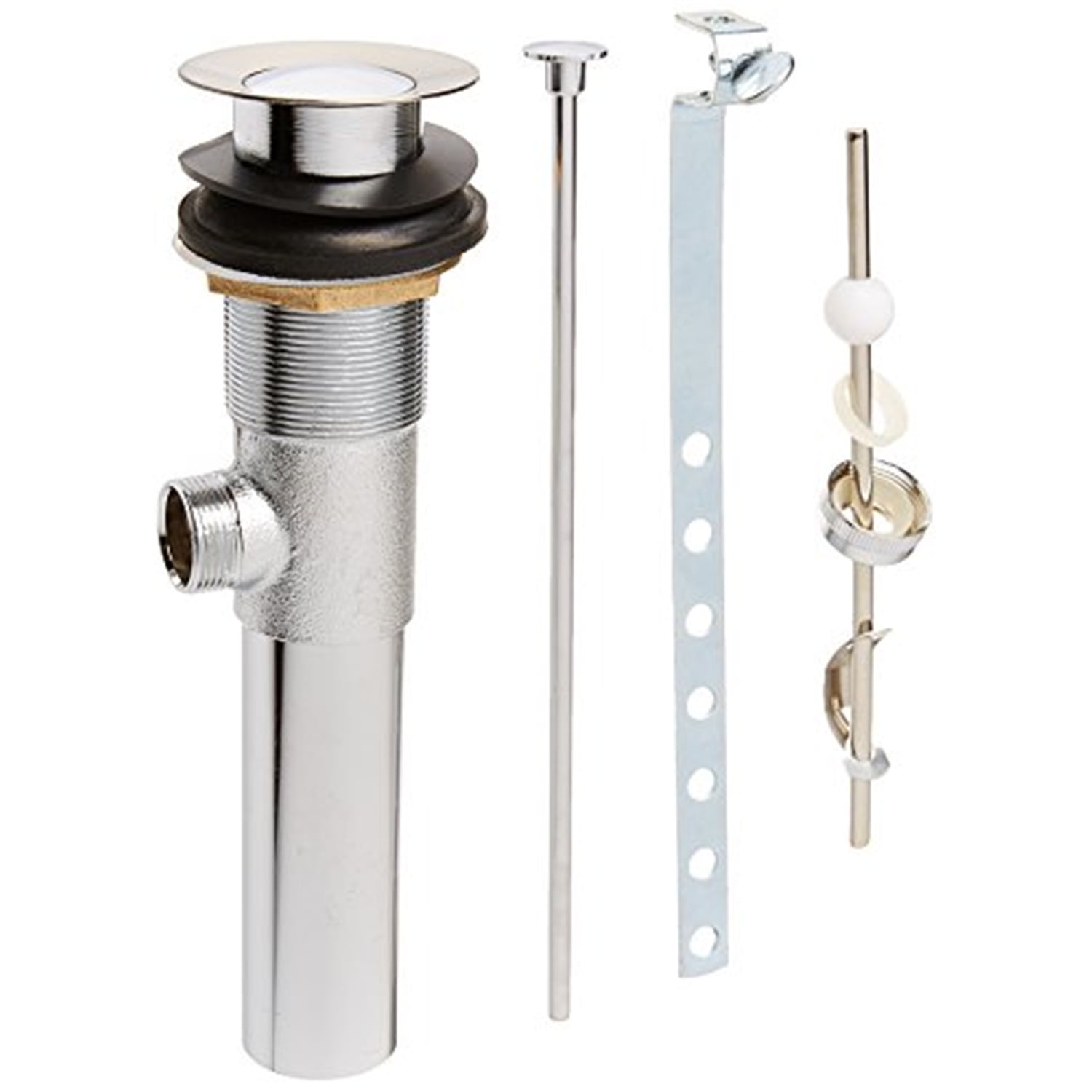 DTT5302A8 Touch-Toe Tub Drain Kit – Brushed Nickel, Zinc Alloy & ABS