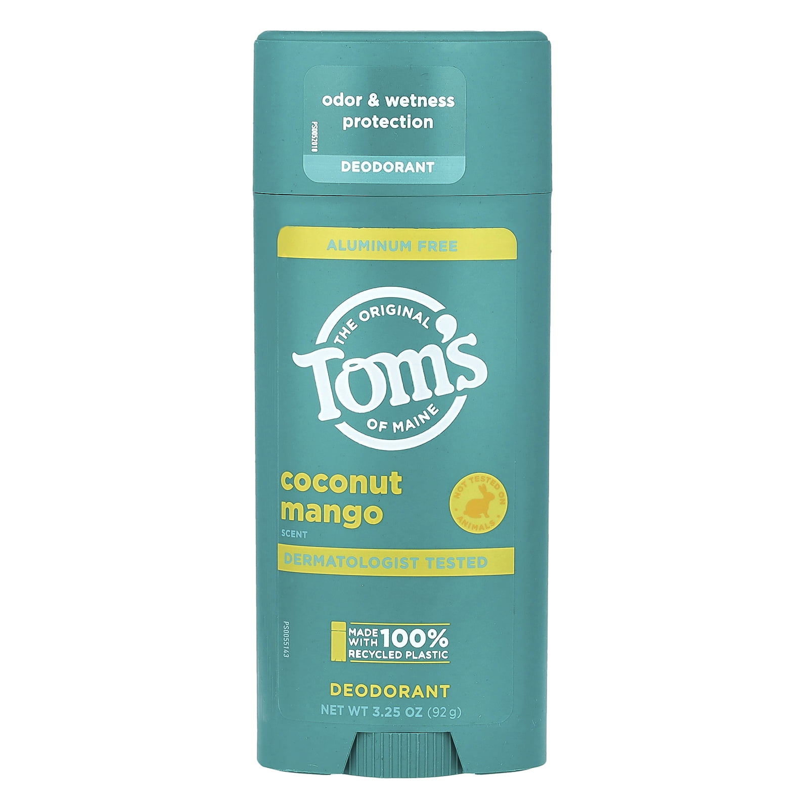 Tom's Of Maine Deodorant & Antiperspirant-Aluminum-Free Coconut Mango 3.25 oz Stick