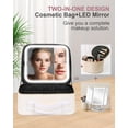 thumbnail image 2 of Bolsa de maquillaje MAYFIY LED Mirror 1X 2X 3X Vanity White, 2 of 6