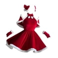 thumbnail image 4 of Vestido de Navidad Yuyangstore para mujer Ropa de fiesta Traje de actuación Festival Año Nuevo, 4 of 8