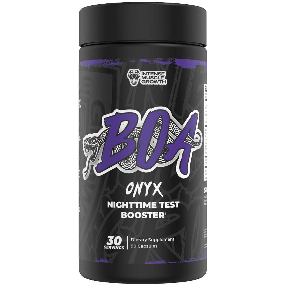 BOA Onyx Nighttime Support Capsules – Sleep & Recovery Support Supplement with Herbal Blend, Magnesium & Melatonin – 120 Capsules