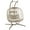 Golden/Beige-A, variant on RADIATA Two Person Swing Hanging Egg Chair with Stand, Outdoor Double Egg Chair for Patio, Garden, and Balcony, Maximum Weight 700 lbs, Beige
