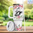 thumbnail image 2 of Just A Girl Who Loves Jack Skellington Tumbler 40oz, Nightmare Before Christmas Tumbler, Disney Gifts for Jack Skellington Lover, 2 of 3